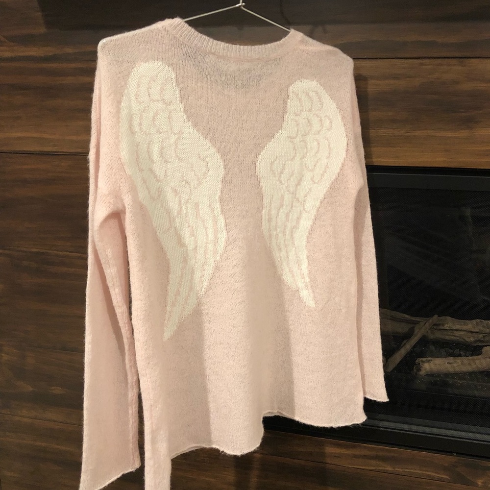 Chelsea and Violet angel wings sweater